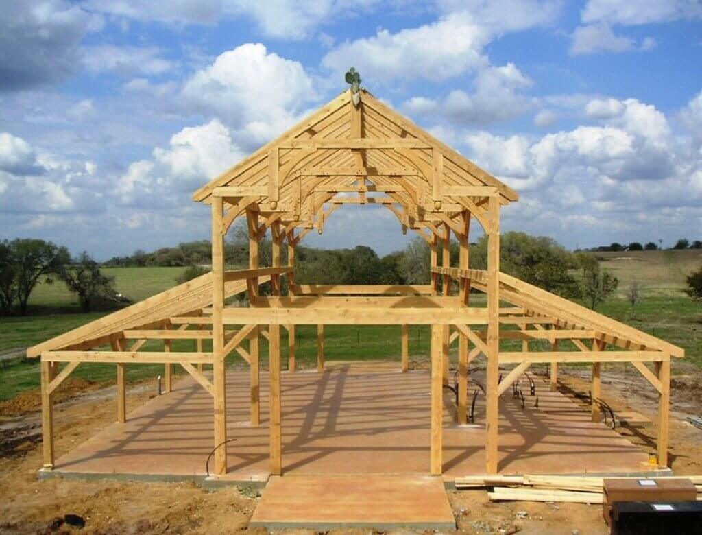 Post and Beam Barns house