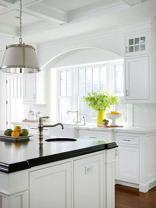 Charming White Kitchen Cabinet