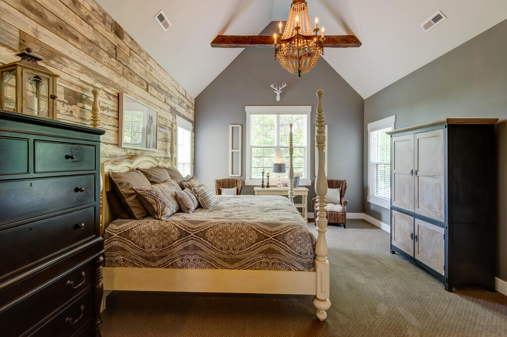 Bedrooms of country homes