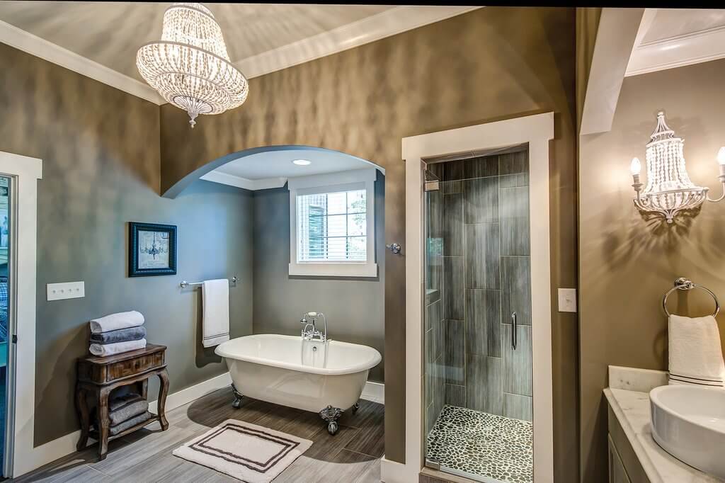 Bathrooms of country homes
