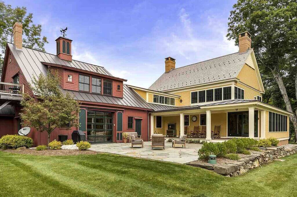 Red and Yellow Country House