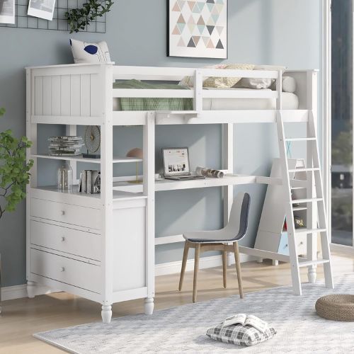 Harper & Bright Designs Loft Bed for teens