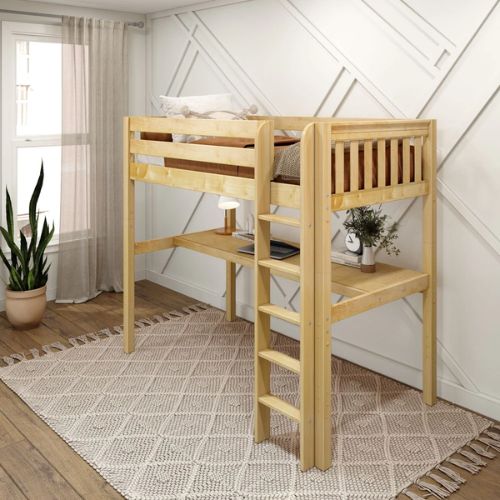 Maxtrix High Loft Bed with Desk for teens