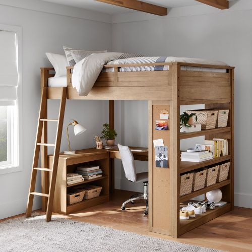 PB Teen Sleep and Study Loft Bed for teens