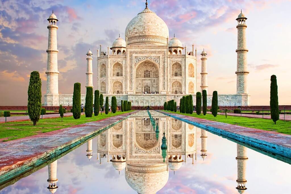 The Taj Mahal in Agra, India