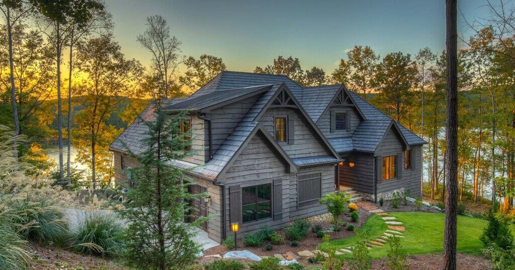 All Black Cabin In the Woods