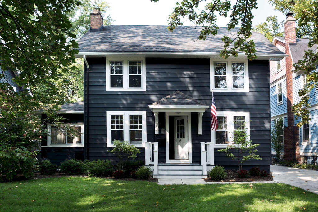 Types of Houses with Black Siding