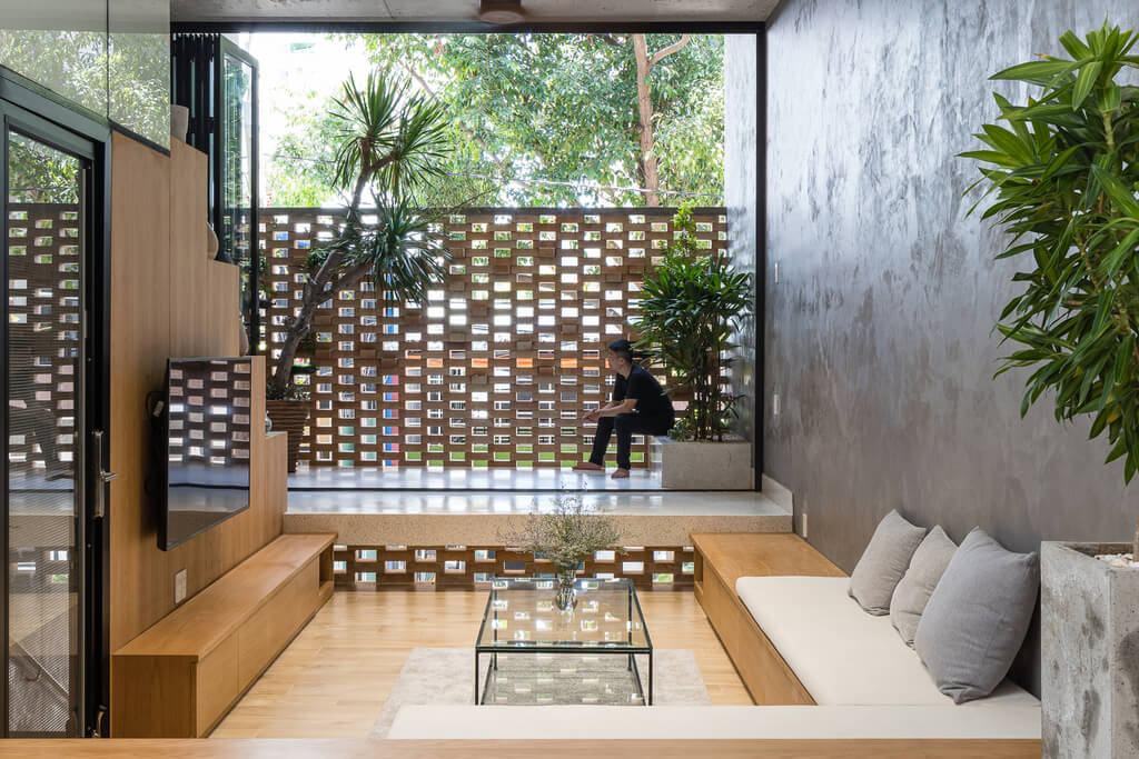  living room of H House G+ Architects