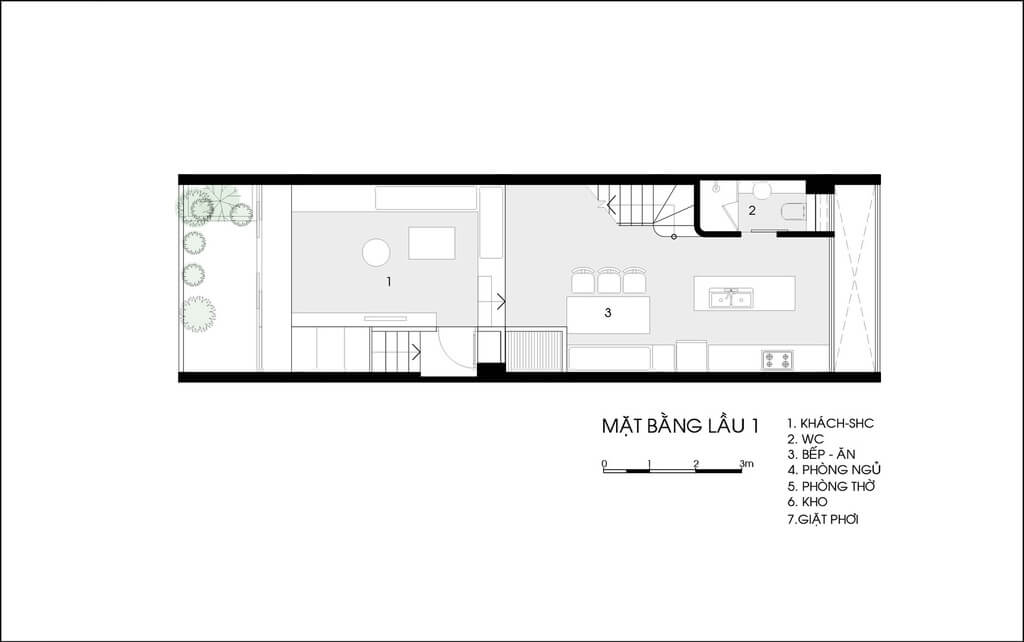 H house floor plan