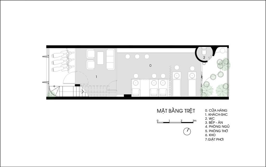 H house ground floor plan