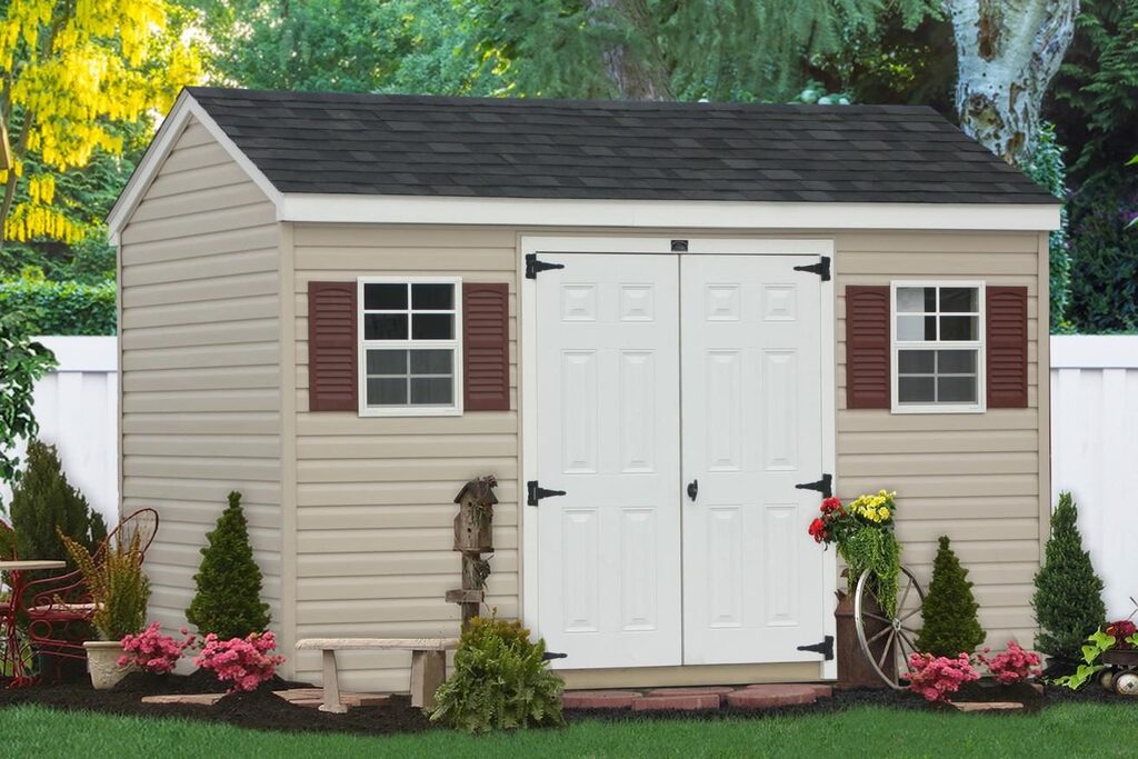 Vinyl Shed Building 