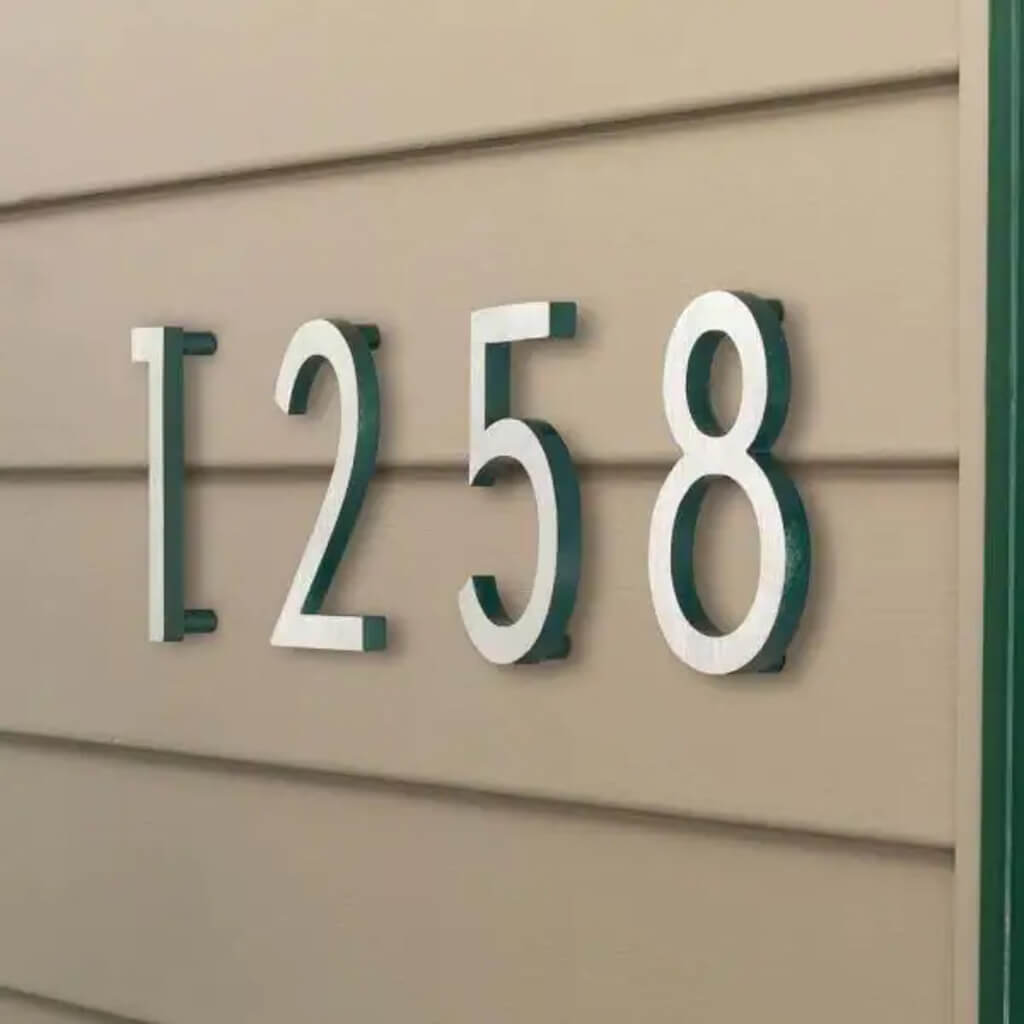 Use Thin numbers for Apartment Door