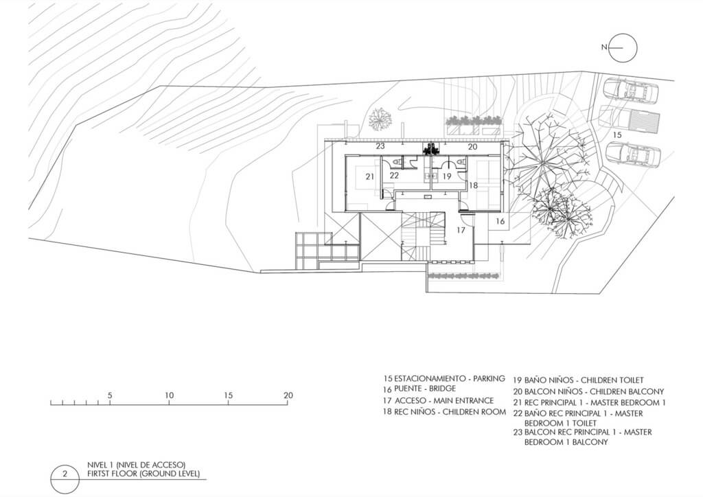 drawing of Casa A Método