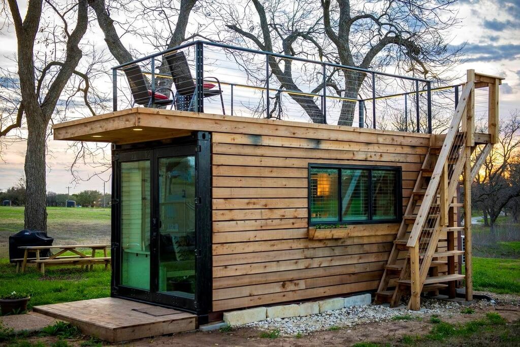 This Tiny Home Was Built Using Three Shipping Containers - ᐅ International  Architecture & Design Awards 2023