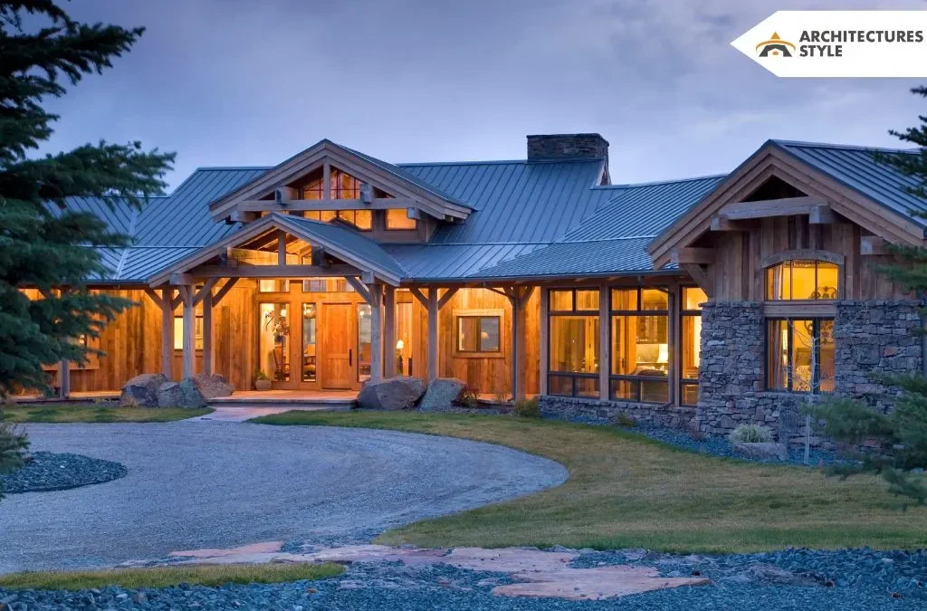 30+ Rustic Modern House Designs that fit the 2024 Trend & Beyond