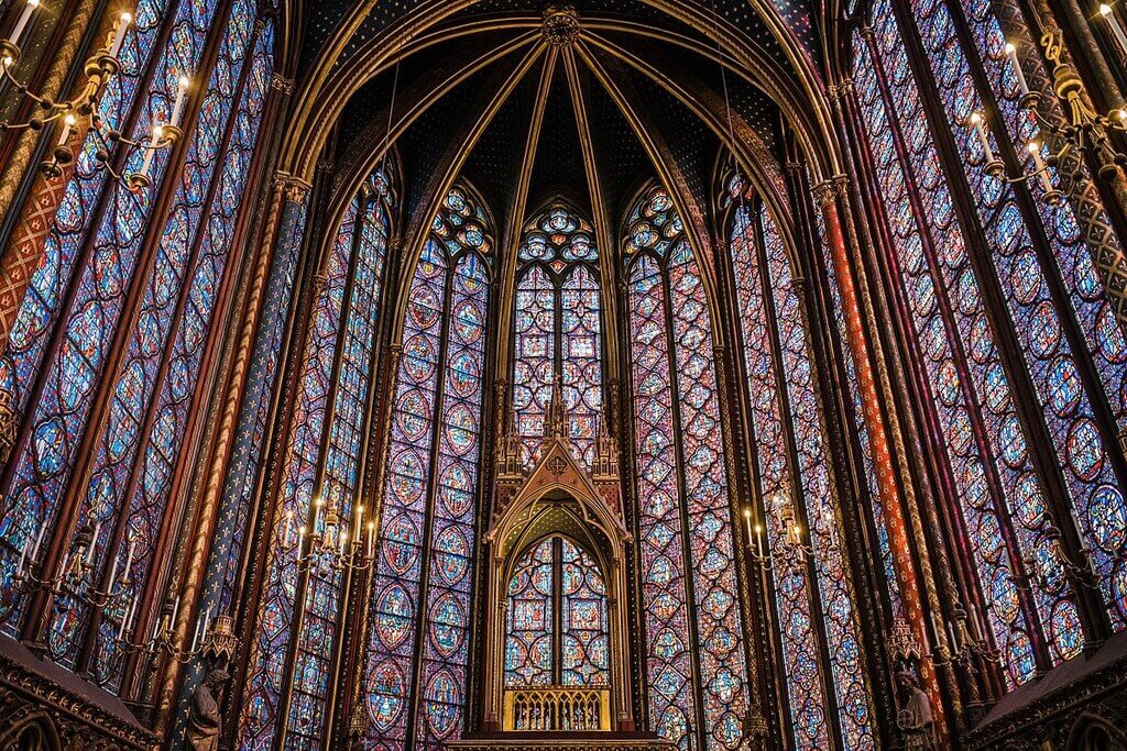 Stained glass windows-Gothic Architecture