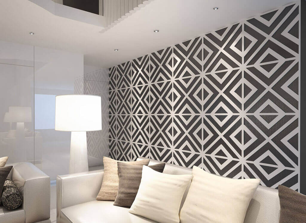 Cover an Accent Wall with Wallpaper