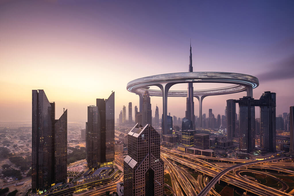 Znera Space Create Structure Around Burj Khalifa