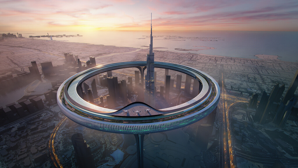 Znera Space Create Structure Around Burj Khalifa