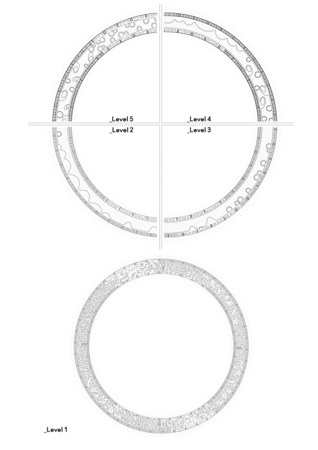 Znera Space top view design