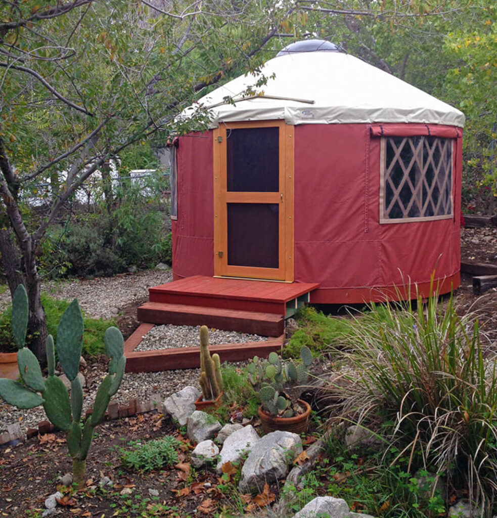 Tiny Single-Room Yurt Home