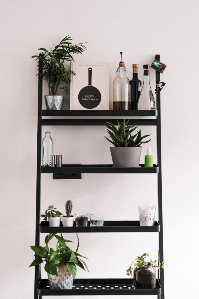 Ladder Shelves Storage Systems for Small Space