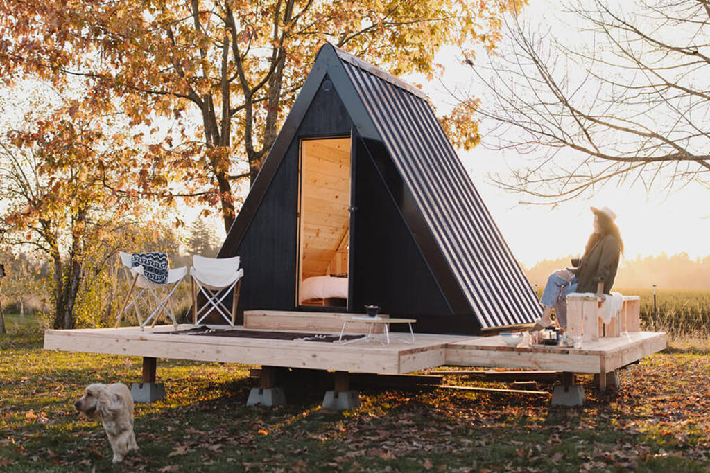 BIVVI A-Frame Cabin 