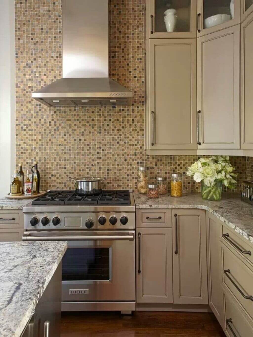 Make a Mozaic with Kitchen Backsplash Ideas