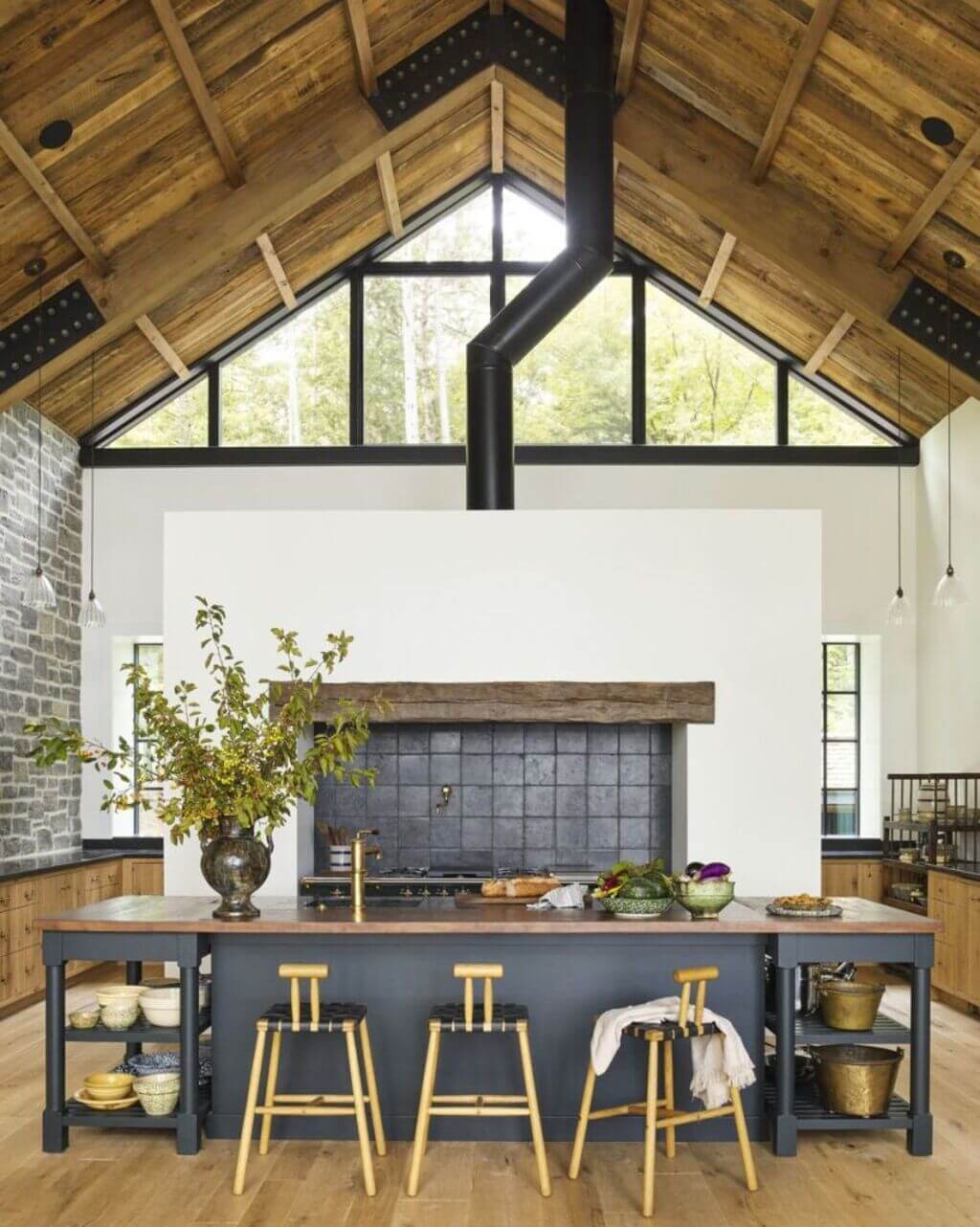 Once in a Belgian Blue for Kitchen Backsplash Ideas