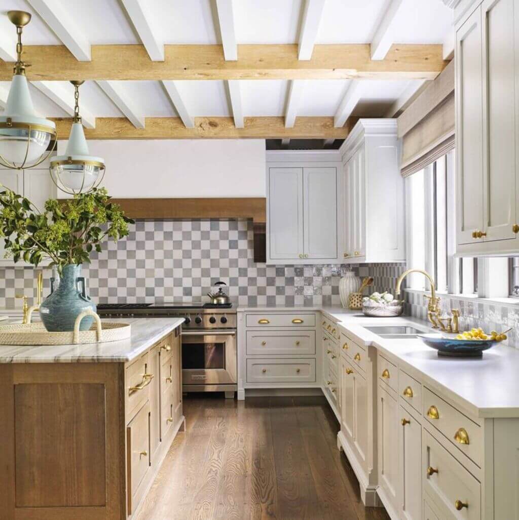 Check Out the Checkerboard in kitchen backsplash ideas