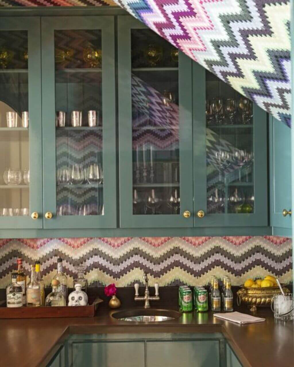 Zig-Zag Kitchen Backsplash Ideas