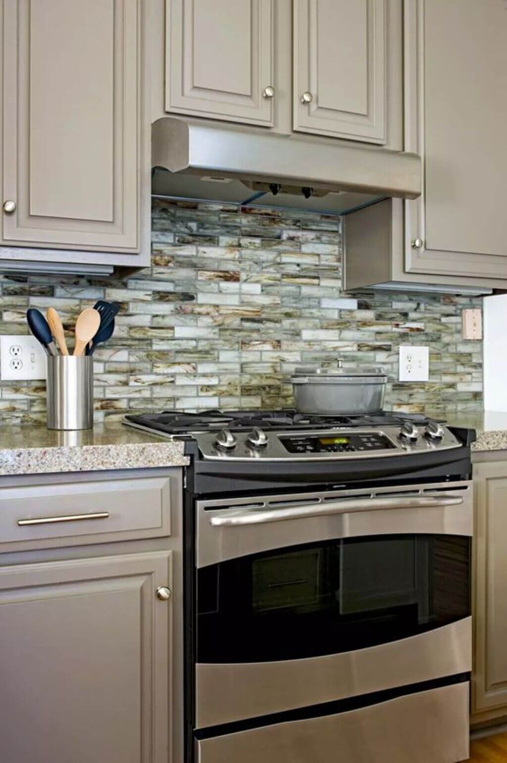 Recycle the Shiny Bits Kitchen Backsplash Ideas