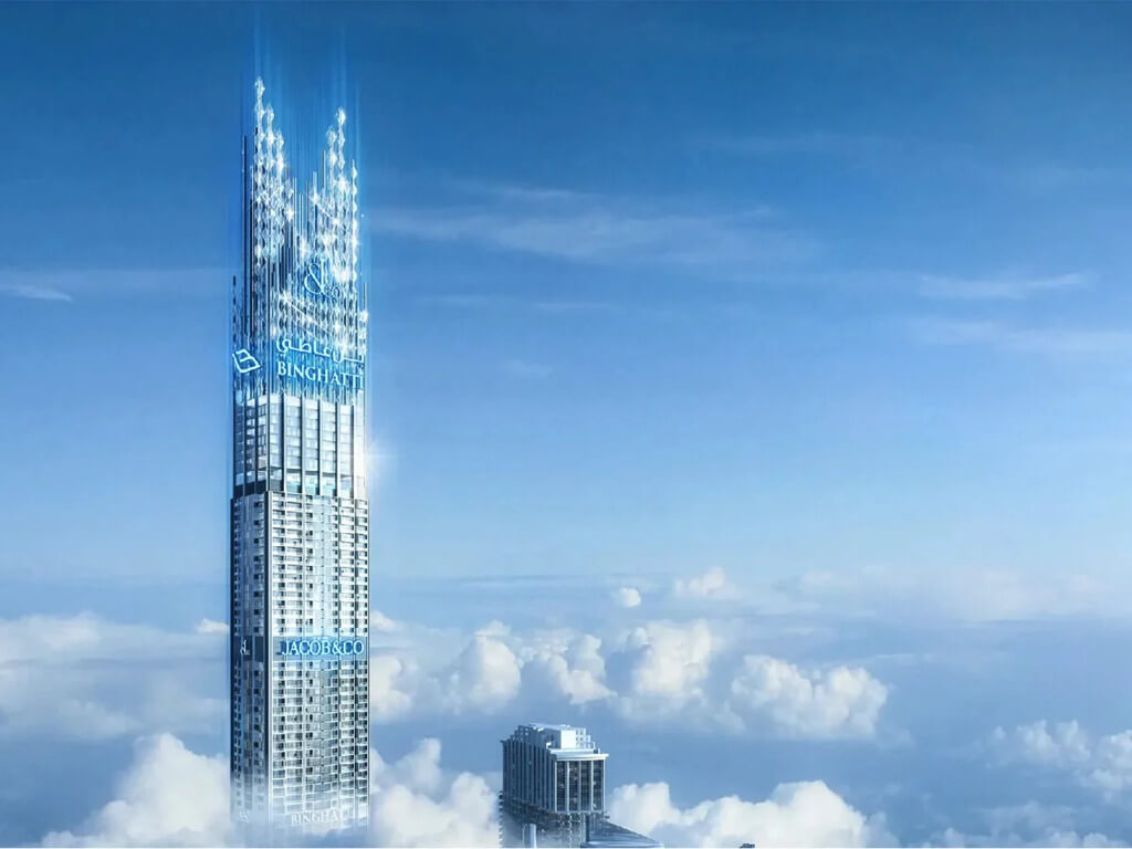 world’s tallest residential tower dubai by jacob and Binghatti 