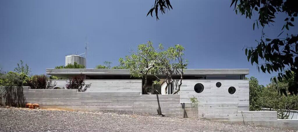 Brutalist Concrete House