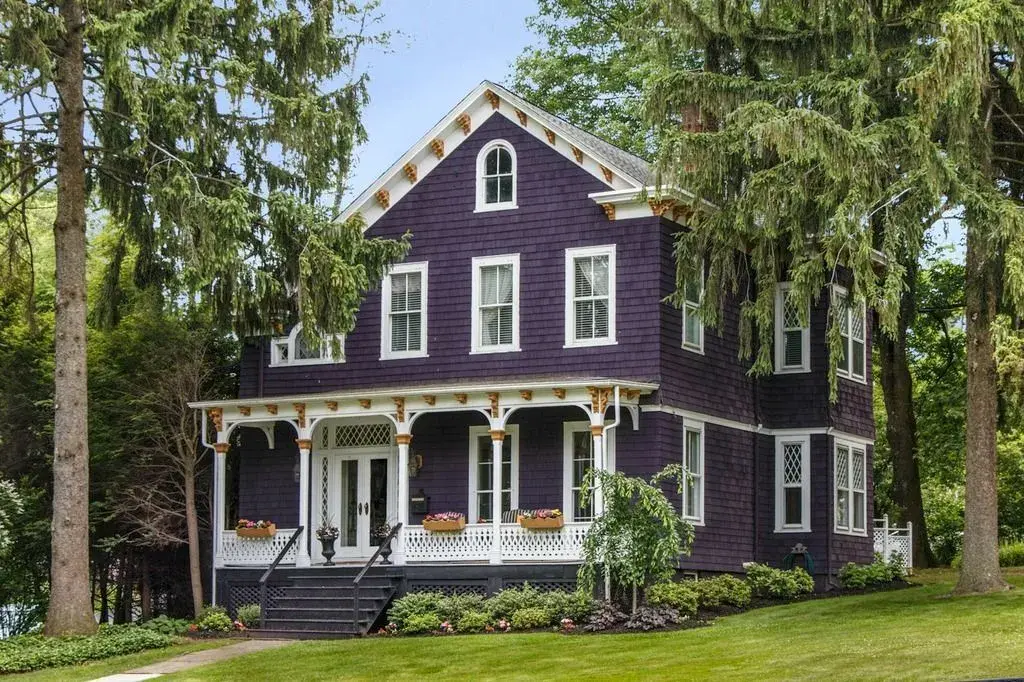 Purple exterior house colors