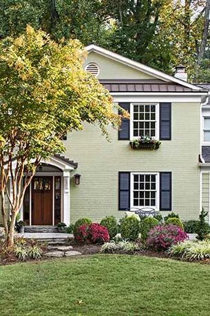 exterior paint color ideas for brick homes