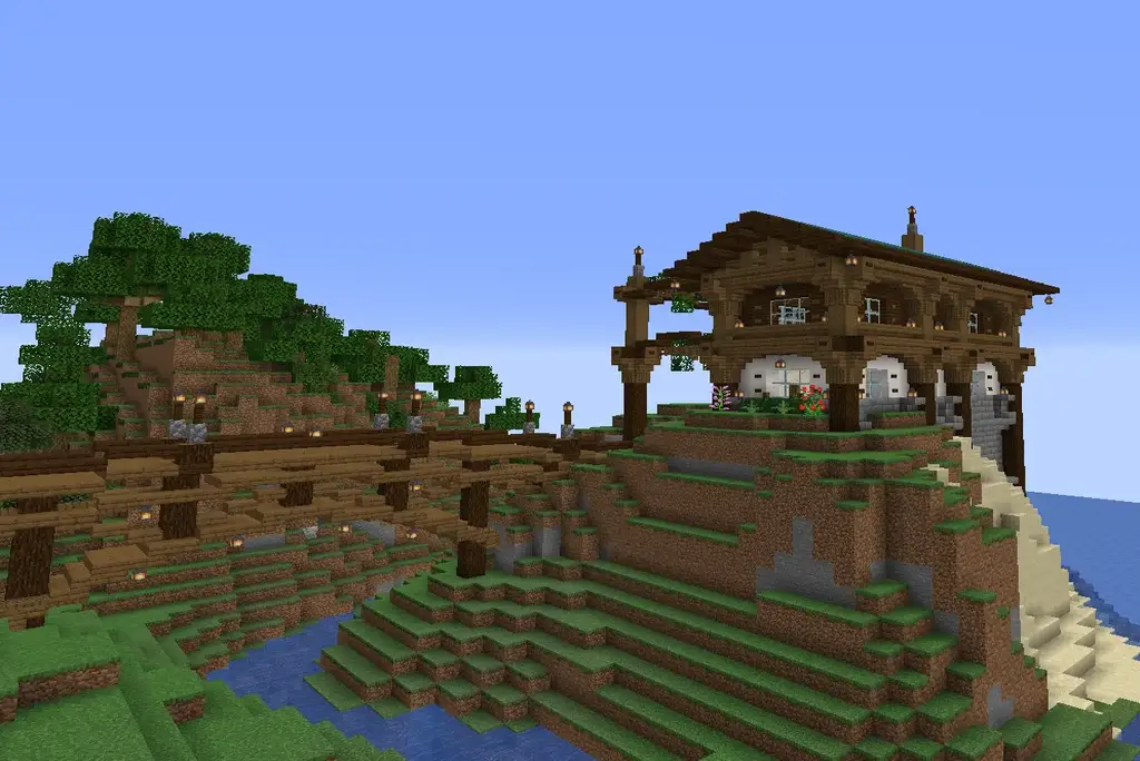 Minecraft  How to Build a Medieval Mountain House 