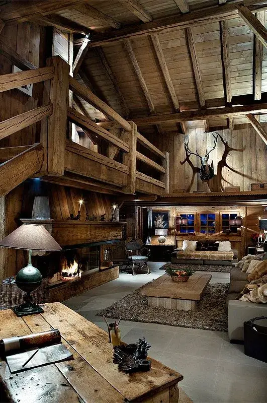 Cabin Style Man Cave