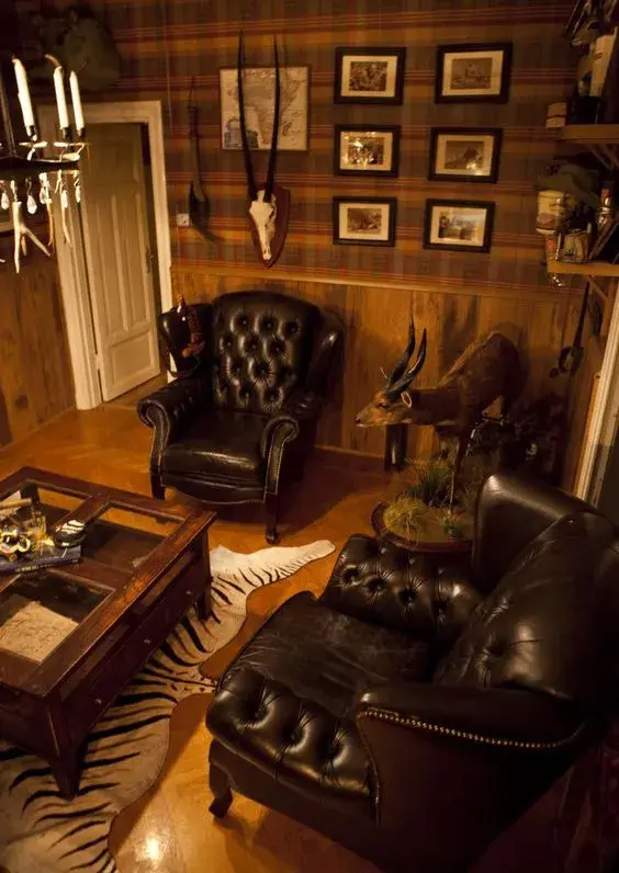 Rustic and Wood Style Man Cave