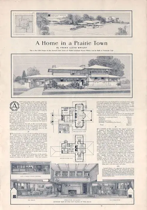 Story of the Prairie-Style Homes