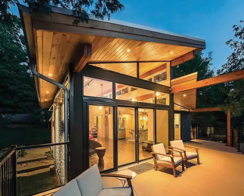 prairie style homes with lightening