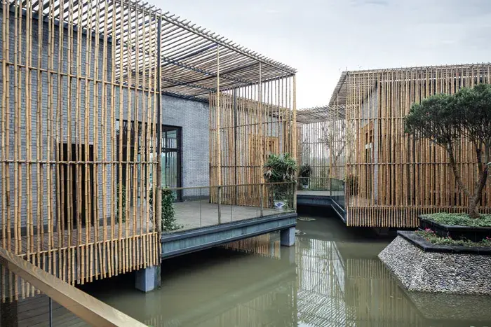 Bamboo Floating Home