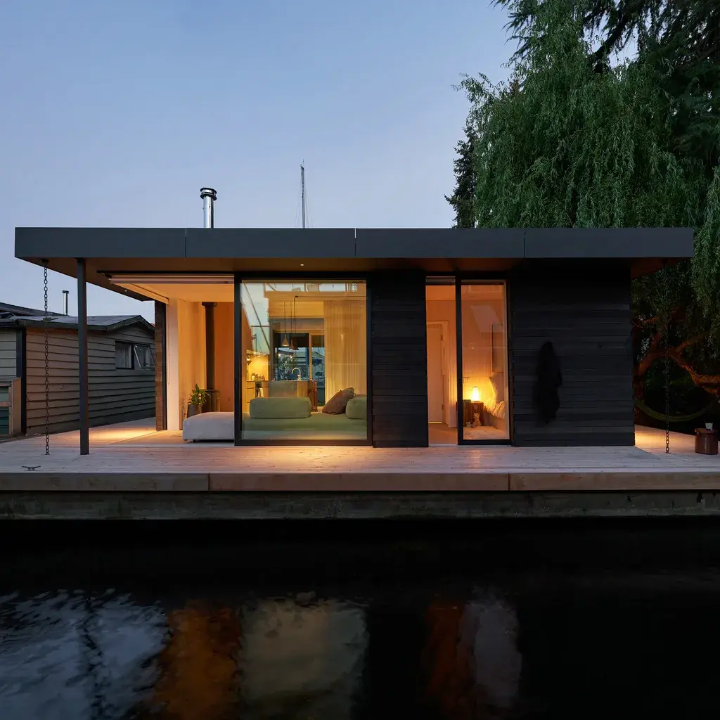 Minimalist Style Floating House