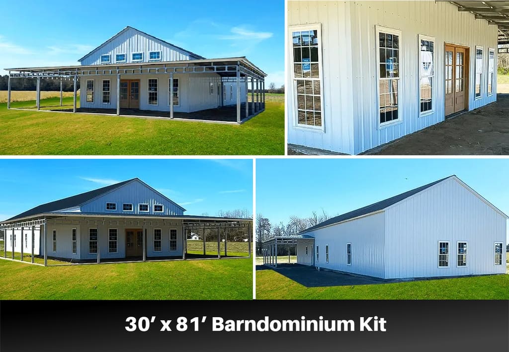 30’ x 81’ Barndominium Kit