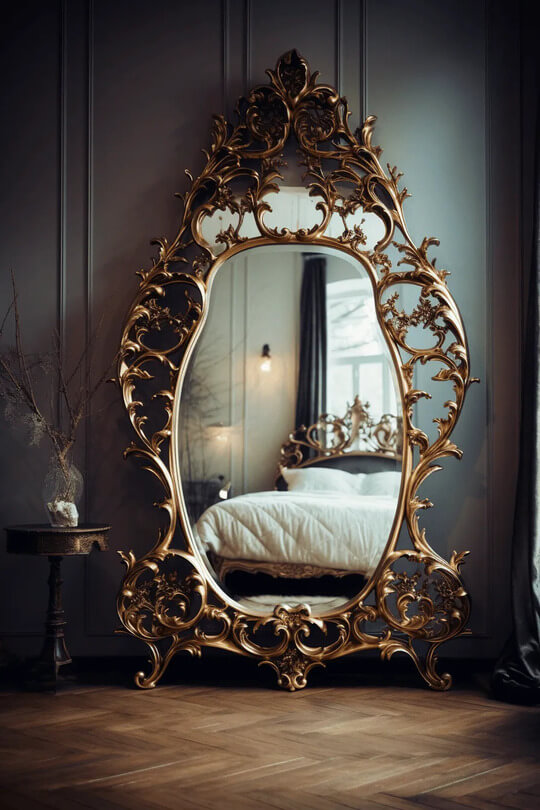Avoid Mirror in the Sight Line of Your Bed