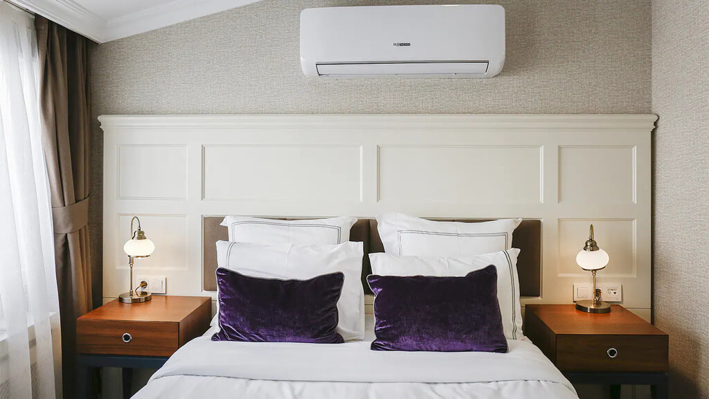 Don’t keep Your Bed Below Beams or Air Conditioners