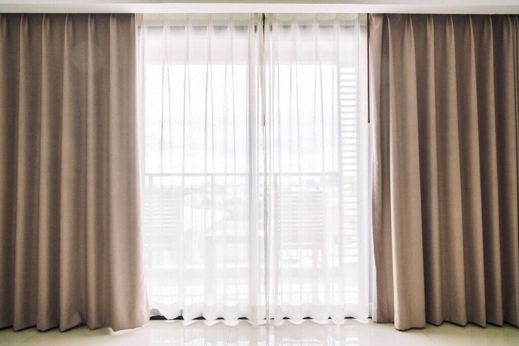 Layer Sheer Curtains with Blackout Window Treatments