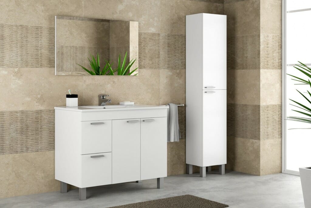 Tall Boy Bathroom Cabinet for Small Bathrooms