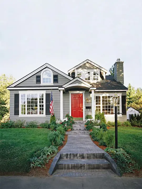 Grey, Red, and Black exterior color