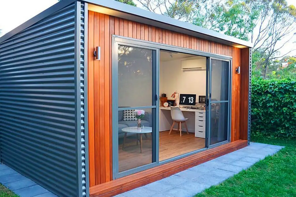 The Process of Transforming a Shipping Container into a Home Office